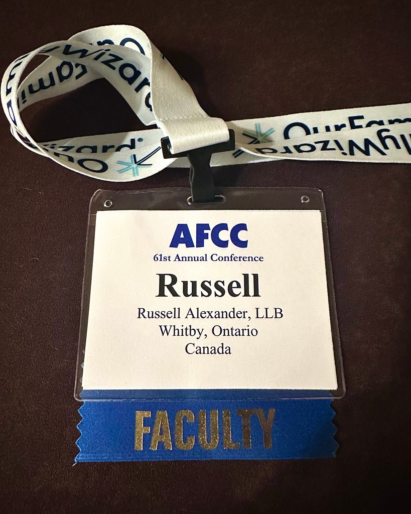 familyLLB's tweet image. It’s almost show time! “Impasse: Why It Happens and How to Fix It” in Workshop 6 with Russell Alexander, Carrie Heinzl, and Jonathan Paynter at the 61st annual AFCC Conference in Boston, Massachusetts 🙌🏼 

#afcc #familylaw #conference