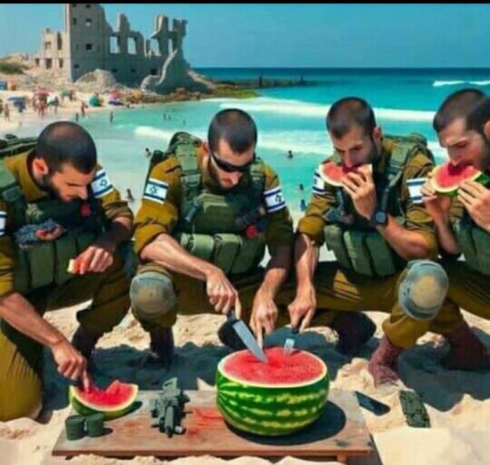 leflashhotmail's tweet photo. @gelen671 @plexaleOK que ricas las sandias de gaza 
estais jodidos hamas no os dejaremos ni las pipas https://t.co/upZv2MkR9J
