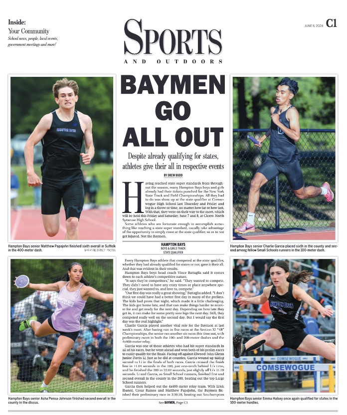 Michelle Papajohn (@mpapajohn) on Twitter photo So excited to see these amazing athletes compete this weekend in Syracuse!!! Let's go Baymen!!! #hbstrong #lasthighschoolmeet <a href="/SectXISuffolk/">SectionXI</a> <a href="/VBatt_PhysEd/">Vincenzo Battaglia</a> <a href="/BaymenAD/">Baymen Athletics</a> <a href="/PapajohnMatthew/">Matthew Papajohn</a> <a href="/hbschools/">Hampton Bays UFSD</a> So excited to see these amazing athletes compete this weekend in Syracuse!!! Let's go Baymen!!! #hbstrong #lasthighschoolmeet <a href="/SectXISuffolk/">SectionXI</a> <a href="/VBatt_PhysEd/">Vincenzo Battaglia</a> <a href="/BaymenAD/">Baymen Athletics</a> <a href="/PapajohnMatthew/">Matthew Papajohn</a> <a href="/hbschools/">Hampton Bays UFSD</a>