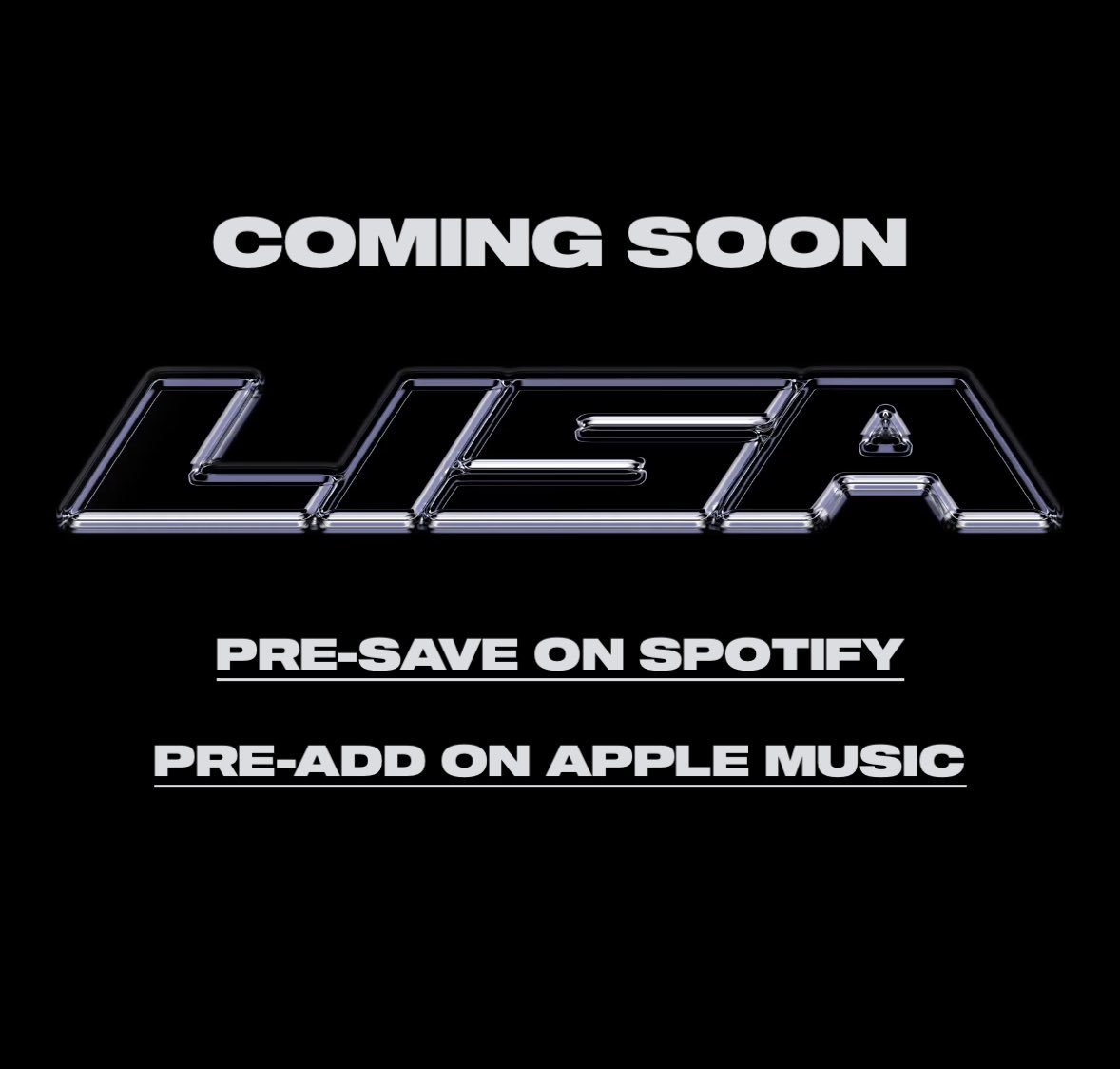 kchartsmaster's tweet photo. LISA officially announces comeback via LLOUD's website. https://t.co/w6QqbGXHZH