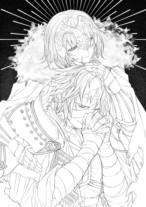 @no_TL これは線画で力尽きた絵画オマージュの地槍 
