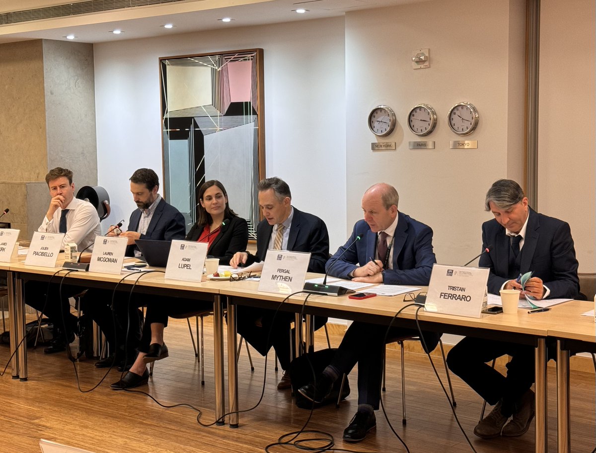ipinst's tweet photo. 📍Happening Now:

IPI is co-hosting a roundtable this morning w/@irishmissionun on the topic of “Maintaining the Momentum on Security Council #Resolution2664 and Its Humanitarian Carve-out for the UN ISIL and al-Qaida Sanctions Regime.” [1/2] https://t.co/WYUvIaipT3