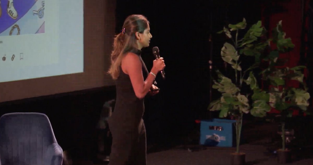 hypepartners's tweet photo. Our VP of Brand Innovation @cryptokwueene just took the stage & podcast studio at @TOABerlin to speak about onchain consumer brands.🌟