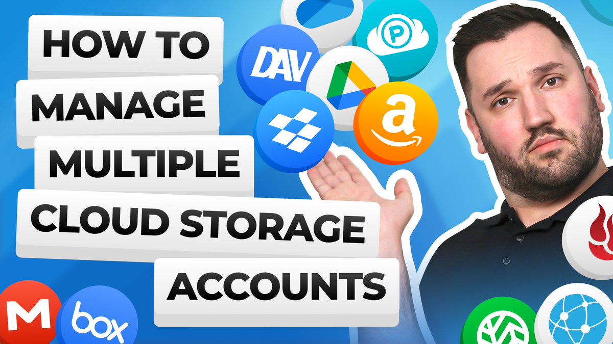 CloudMounter's tweet photo. Say goodbye to the chaos of switching between different cloud storage apps! All your accounts can now be accessible from one app! 🌐 #CloudMounter lets you manage all your cloud storages right within Finder on #macOS or File Explorer on #Windows. 🖥️📁

🎥 https://t.co/jAknPhGYAX https://t.co/dX6YDHFa8f