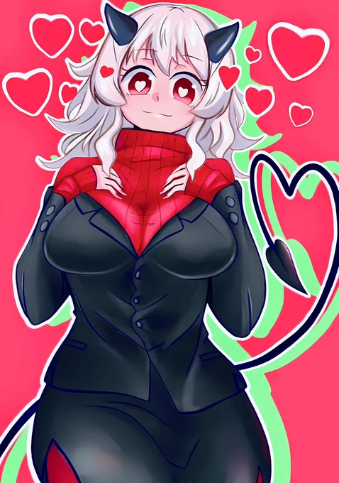 悪魔の日なので前描いたモデウスちゃん再掲 