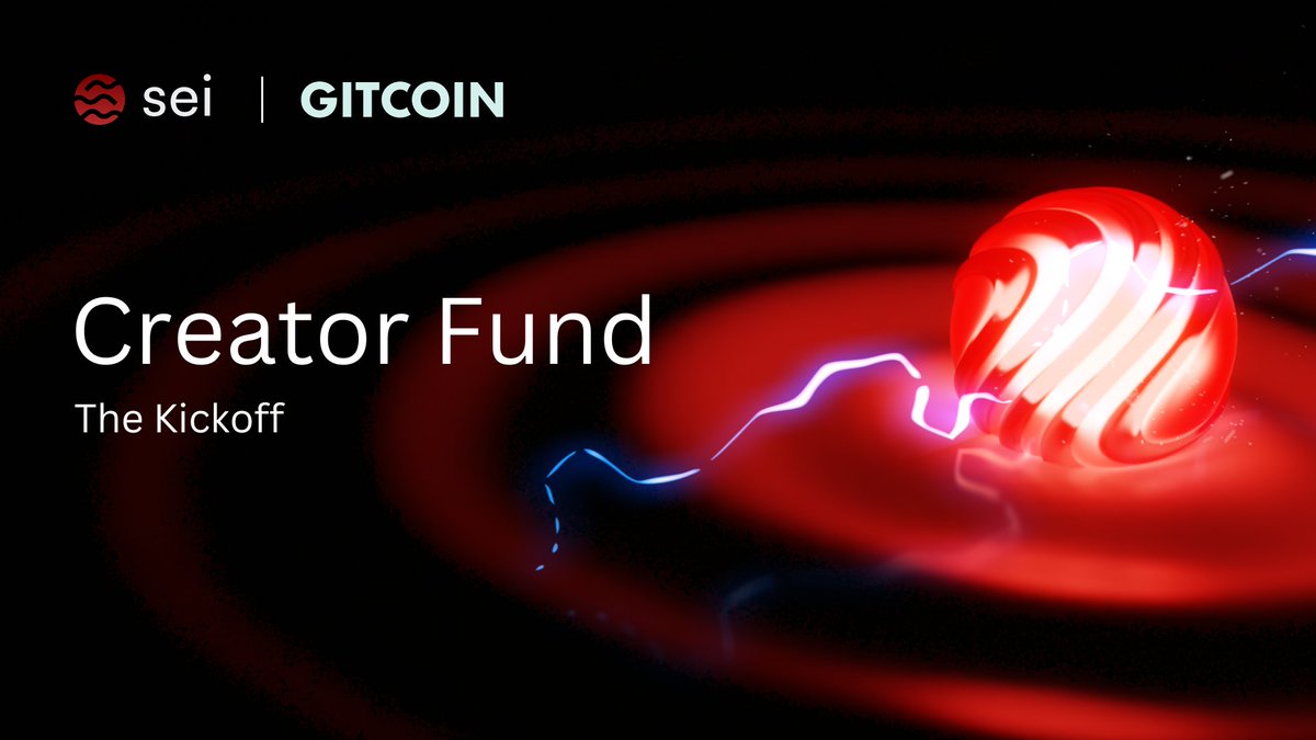 ATTENTION CREATORS!

Stop what you're doing.... Learn about this funding opportunity before it expires this Tuesday

-- The Sei Creator Fund -- 

The Sei Creator Fund delivers substantial backing with a $10 million grant pool over multiple rounds for creators advancing new and