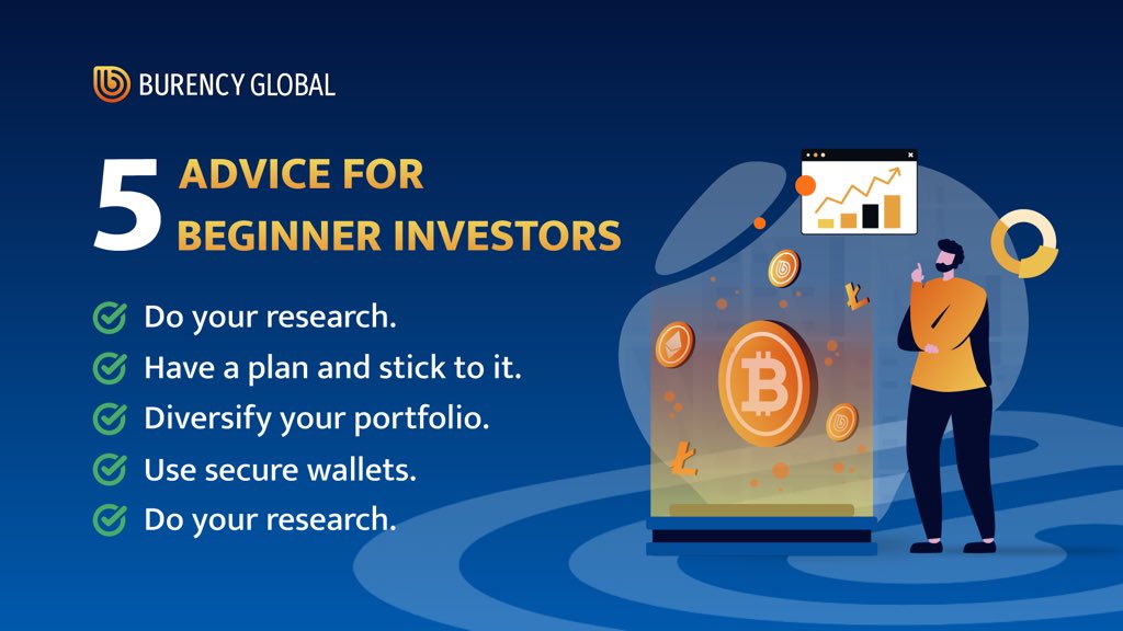 BurencyOfficial's tweet photo. Just starting out in the world of #cryptocurrencies? Make sure to do thorough research, keep your assets secure, and stay updated with the latest developments.

Start cautiously! https://t.co/bkRBxuGxqV