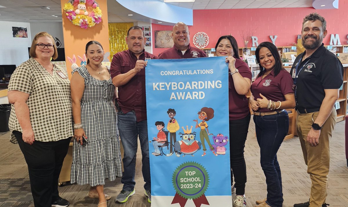 Congratulations to our top typing <a href="/PSJAISD/">PSJA ISD</a> campuses!  The winners are Carmen Anaya Elementary! Edith &amp; Ethel Carman Elementary! Jesus Jesse Vela Jr Middle School &amp; Raul Yzaguirre Middle School! Keep typing away!  It was conducted through <a href="/learningdotcom/">Learning.com</a>