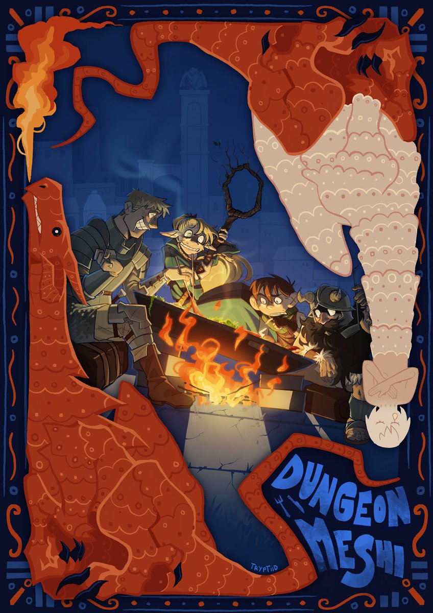 wonder how I’m managing to smile #dungeonmeshi