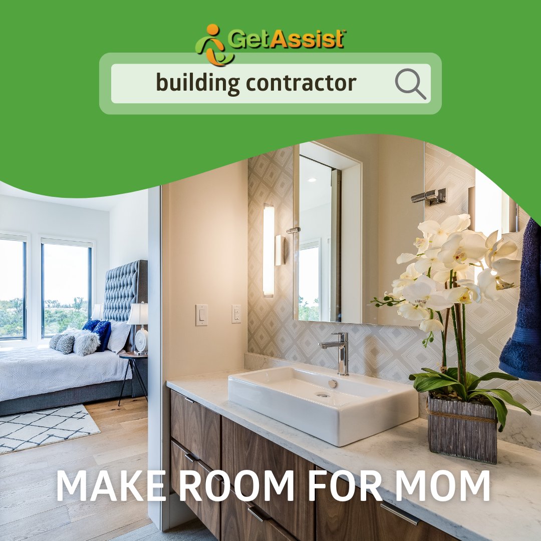 When it's time for mom or dad to move in & you take on #caregiving and #coexisting, it can be a rewarding experience for all if everyone has their own space. Just MAKE A FREE REQUEST on the GetAssist #BusinessDirectory & #builders reply with availability!
app.getassist.com/v2/business-di…