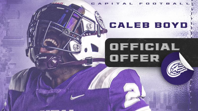 Blessed To Receive My First Offer From Capital University! <a href="/therealjpgreen/">Jonathan Green</a> <a href="/Coach_RCThomas/">Reginale Thomas Sr.</a> <a href="/KoachG_/">Keenan Grissett</a>