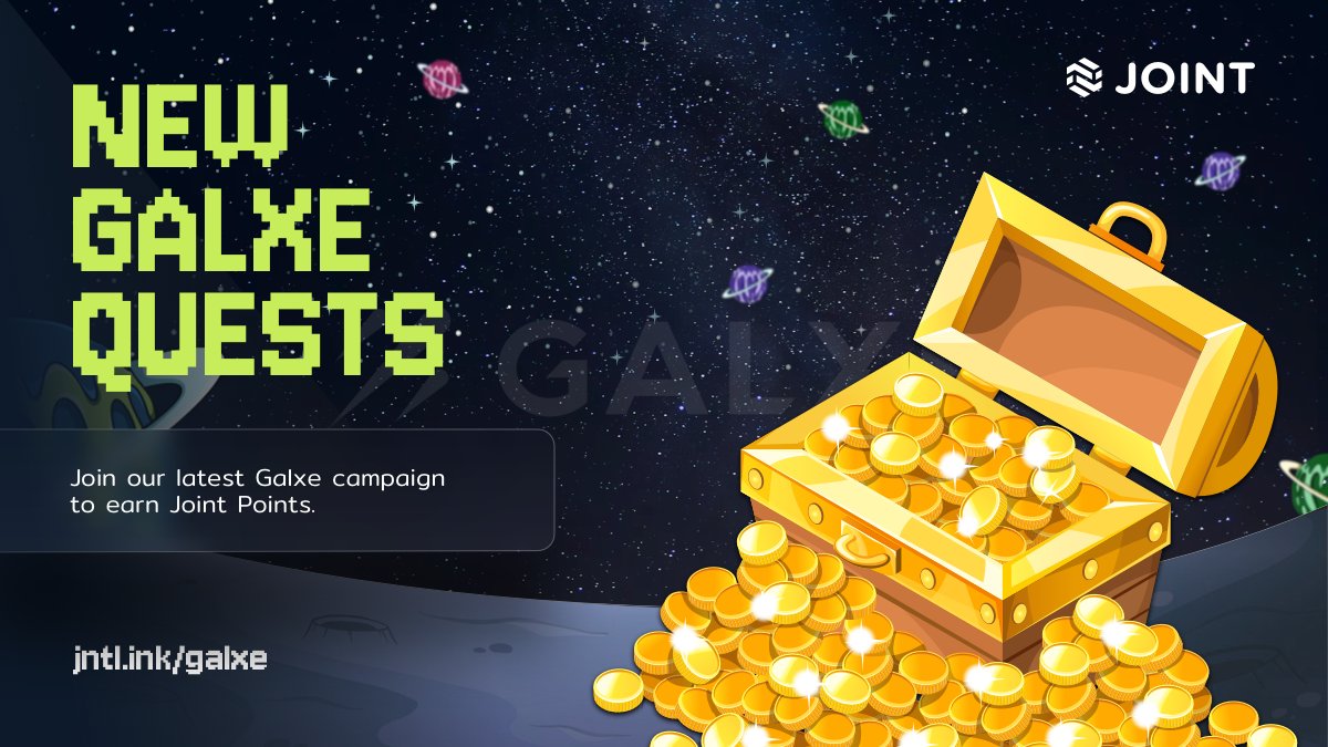 📢 I am excited to announce. 🔥

A new <a href="/Galxe/">Galxe</a> campaign has just launched with 
<a href="/0xJoint/">Joint</a> ! 👀

This means that customers who have accumulated Galxe Loyalty Points will now be able to convert them into $Joint Points at a favorable exchange rate. This new conversion system offers