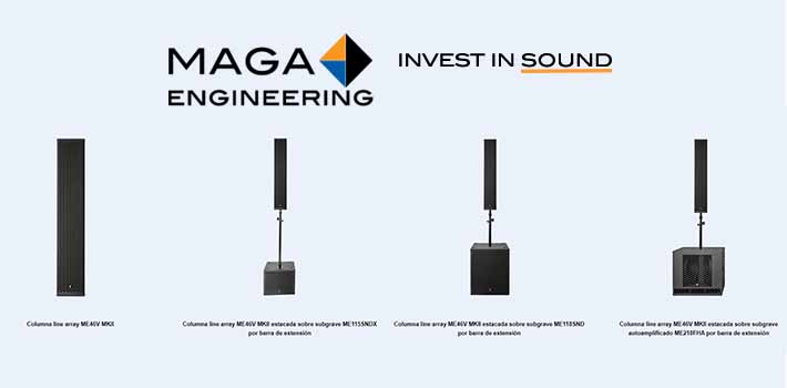 AvIntegracion's tweet photo. 🟠Maga Engineering presenta una nueva generación de la línea array Vertical ME46V MKII
@magaengineering 🚀
👉https://t.co/HpVcW6VBQs
#audiovisual #ProAV #array #vertical #tecnología #ProVídeo #ProAudio #ProLight https://t.co/bhyvVKLje4