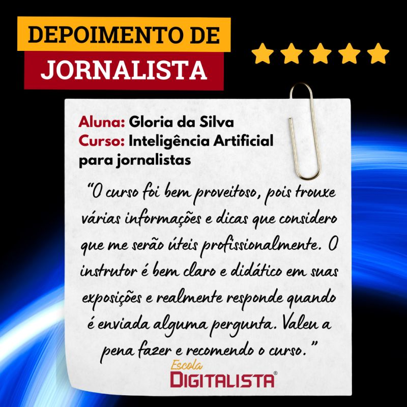 DigitalistaOfic's tweet photo. ➡️ Leia mais #depoimentos em: https://t.co/bQjwXlDLaw

🎓 Quer otimizar sua produção de conteúdos e melhorar a qualidade final dos seus materiais? Então aproveite o #desconto de 30% no nosso #curso de #InteligênciaArtificial: https://t.co/Q9J5U94Lop

#EscolaDigitalista https://t.co/TxFH8Pz0wD