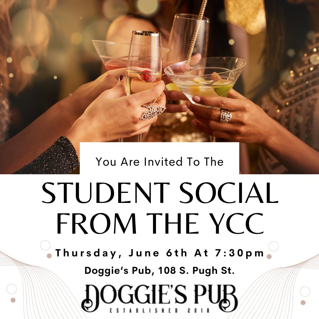 centralpaacs's tweet photo. The Younger Chemists Committee and Penn State Students invite you to join us at the Student Social starting at 7:30 PM at Doggie's Pub (off Pugh St. downtown State College). This is a great chance to network, talk science, and to just have a good time. See you at #MARM2024 https://t.co/d7diikCTqw