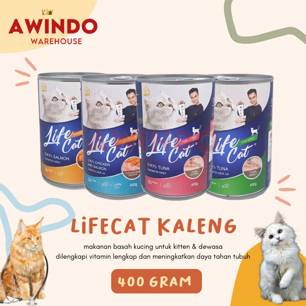 __iDaa_'s tweet image. Cek LIFE CAT KALENG 400GR - Makanan Kucing Basah Lifecat Adult Kitten 400g dengan harga Rp12.570. Dapatkan di Shopee sekarang! #makanankucing #lifecat #racunshoope #wetfood #dryfood   s.shopee.co.id/50DhlsYUK5?sha…