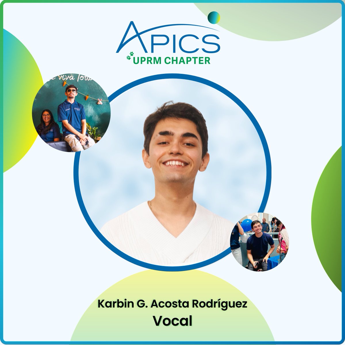apicsuprm's tweet photo. Ningún rol define las capacidades de una persona. Por eso, en APICS, si desean ganar experiencia en ser parte de un comité y esté dispuesto a tomar las responsabilidades de ser vocal. En confianza, se pueden comunicar con nosotros. 📩 https://t.co/43cKZDl8Qj