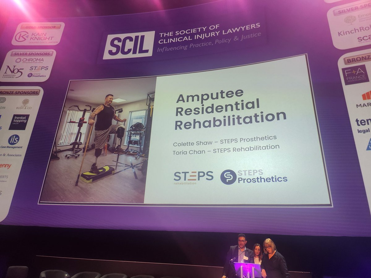 Ready for the next talk on Amputee Rehabilitation with @STEPSrehabUK @scilorg #sciled2024