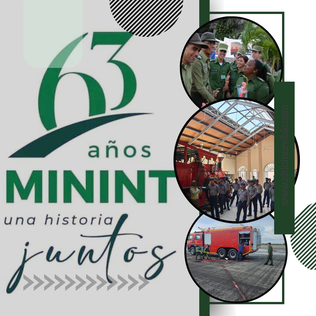 En el #63Minint, desde el <a href="/MitransCuba/">Ministerio del Transporte de Cuba</a> felicitamos a los hombres y mujeres que cada día velan por la seguridad de nuestro país, en especial, a quienes forman parte de la gran familia transportista. #UnaHistoriaJuntos #Cuba