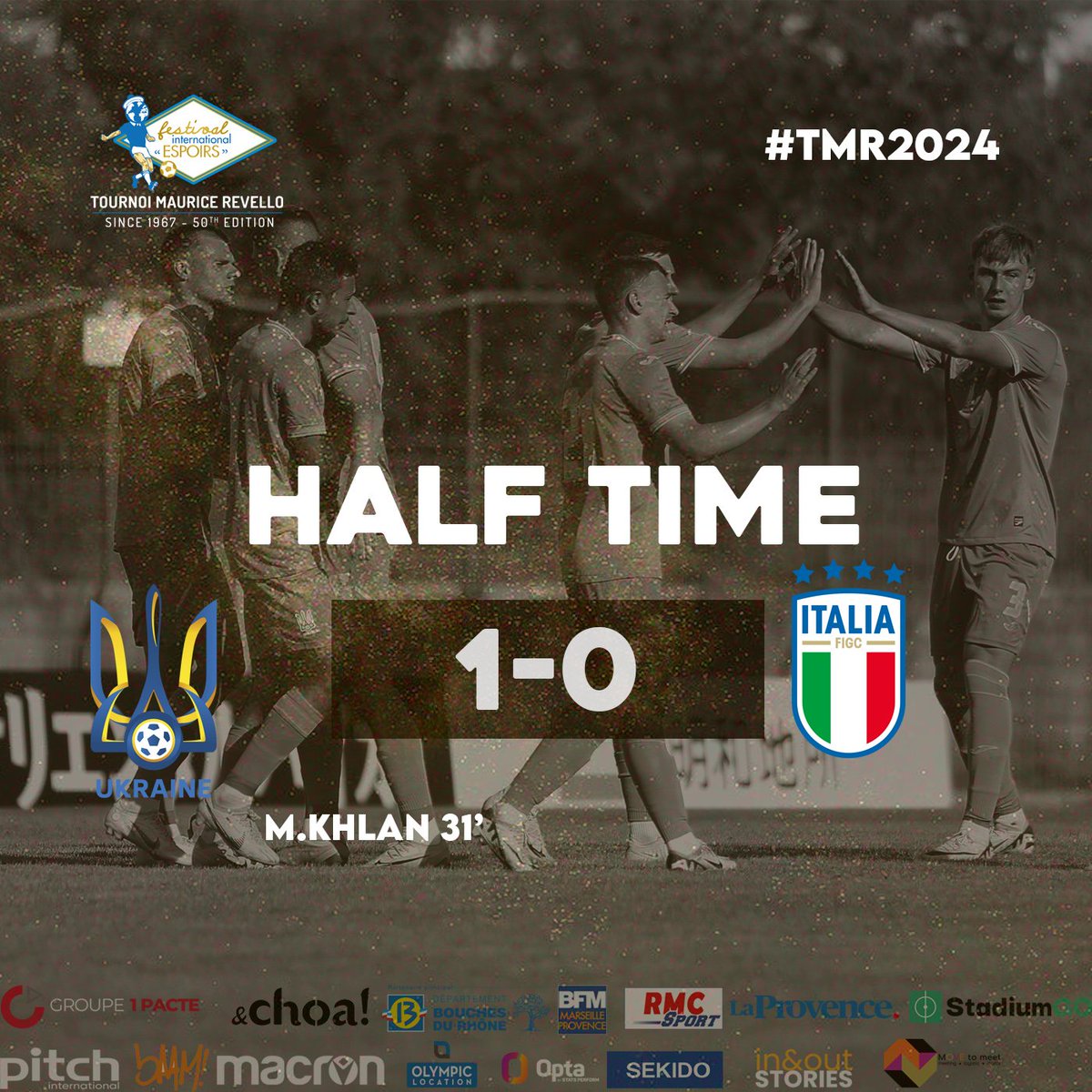 TournoiMRevello's tweet photo. ⏱️45' | #UKRITA 🇺🇦🇮🇹

Ukraine took the lead.

🇺🇦 UKRAINE (@uafukraine) 1⃣-0⃣ 🇮🇹 ITALY (@azzurri)

#TMR2024 https://t.co/dHC20Z6dX3