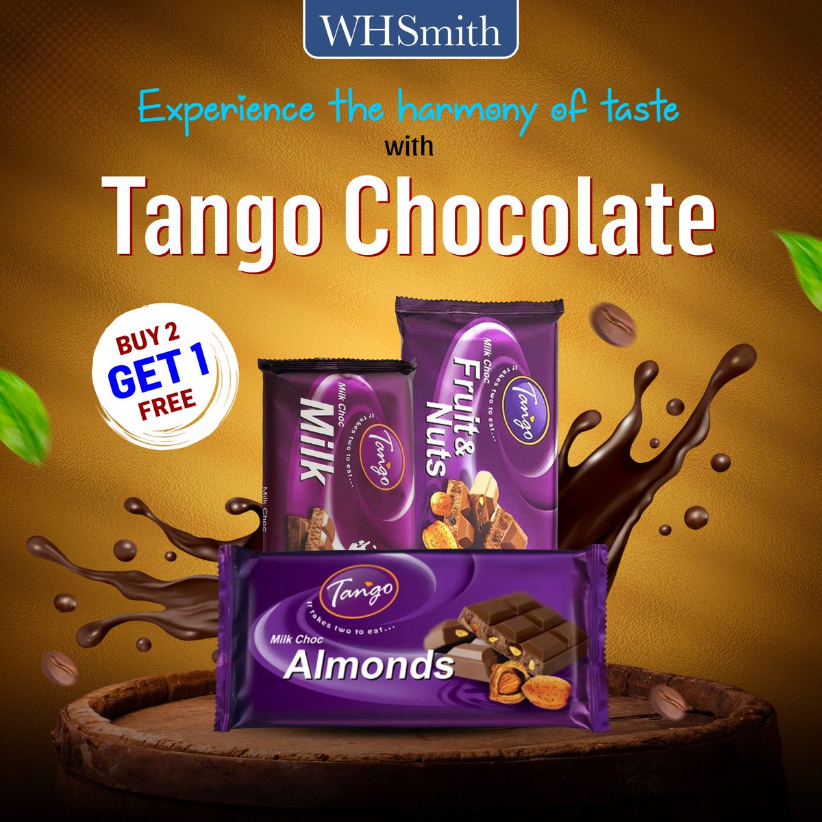 WHSmith_India's tweet photo. Take a break and savor the deliciousness of #TangoBar Chocolate.

Available at your nearby WHSmith store.

#Chocolate #WHSmithIndia https://t.co/NfEUQillUn