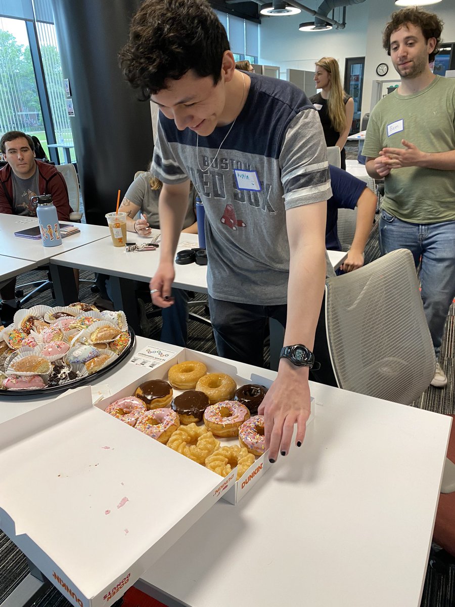 mass_digi's tweet photo. 🍩 Happy National Donut Day! With everyone in one spot, we decided to celebrate 24 hours early! https://t.co/Ulzu7BKep9