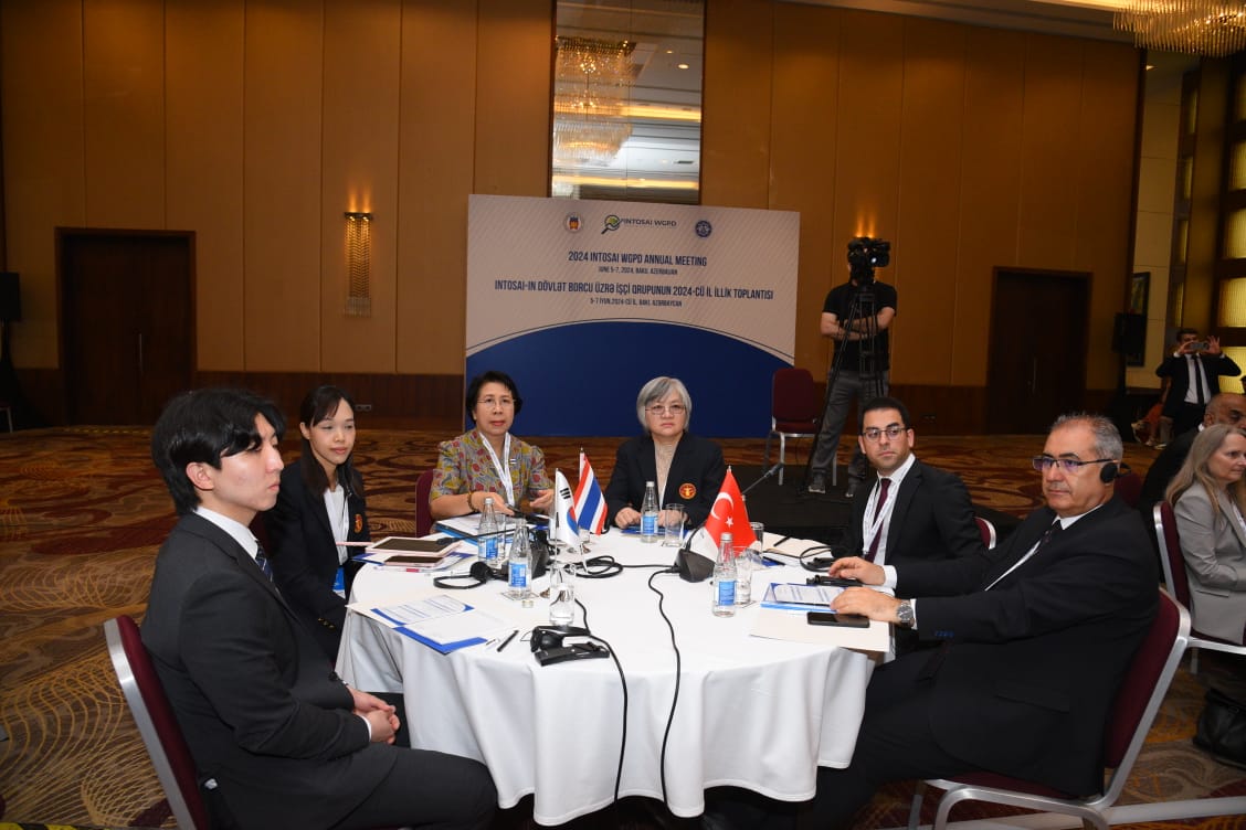TurkishSAI's tweet image. TCA participated in the INTOSAI WGPD Annual Meeting hosted by SAI Azerbaijan on June 5-7, 2024.
#WGPD #INTOSAI @Sai_Azerbaijan