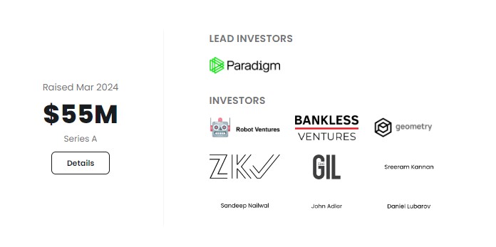 Succinct融了5500万，Paradigm领投，之前一直不知道怎
么参与，按照风哥的先进dc拿角色. 
   
   <a href="/SuccinctLabs/">Succinct</a>