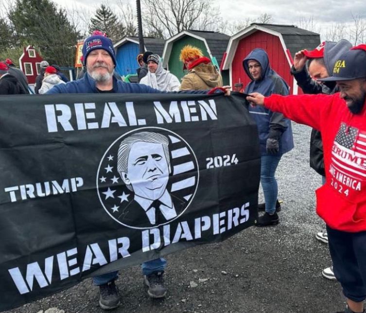 DL07759033's tweet photo. @Travis_4_Trump thought you all were cool with diapers https://t.co/NdgO0qhYmB
