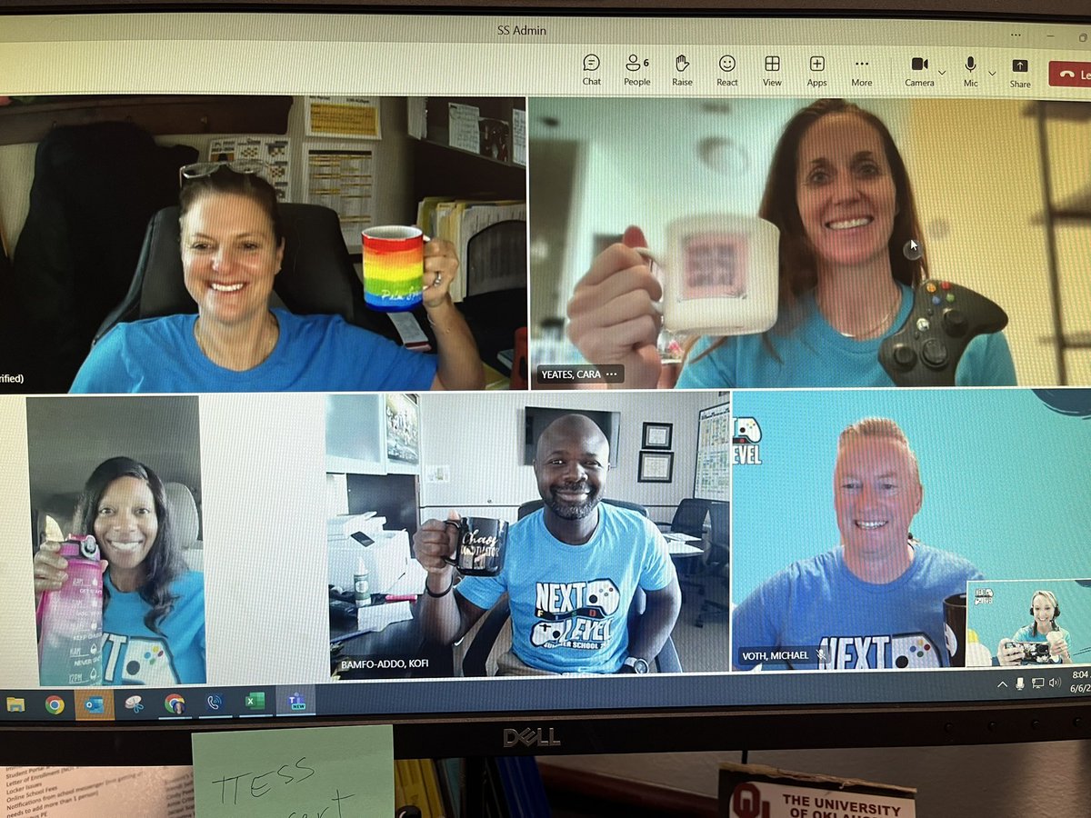 FISD Summer School’s Coffee &amp; Consoles this Thursday morning with our Admin Team!! #fisdsummerschool #FISDElevate <a href="/FriscoRAIL/">Frisco ISD RAIL</a>