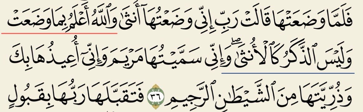faisalaik114's tweet photo. جمهور أهل النحو : على جواز الاعتراض - أي: وضع جملة اعتراضية - بأكثــر من جملة، خلافًا لأبي علي الفارسي. 

ومن أمثلة ذلك: الآية الكريمة رقم [٣٦] من سورة آل عمران.

فأصل الكلام: "قالت رب إني وضعتها أنثى، وإني سميتها مريم". https://t.co/0QplU9Arb3