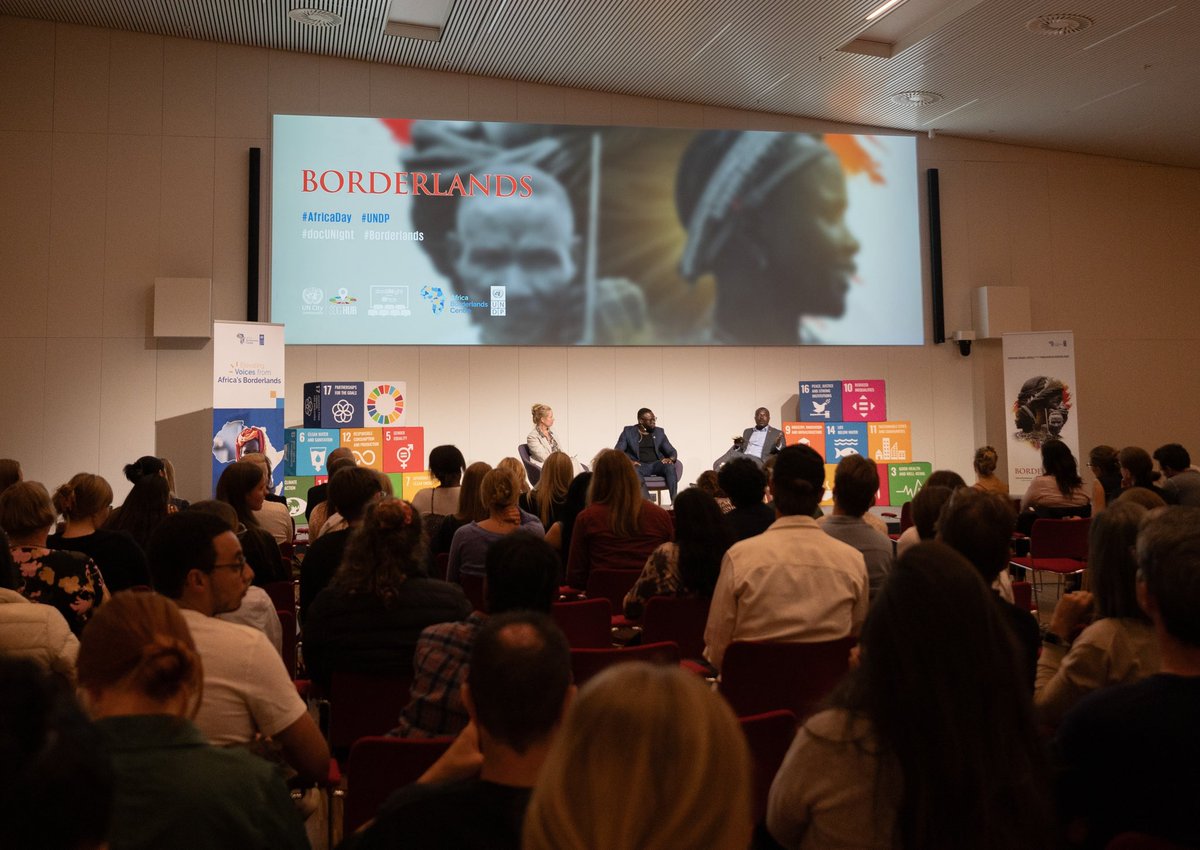 UNDPResilience's tweet photo. π₯ We had an incredible night in Copenhagen for our 'Borderlands' screening! Full house, lively discussions, and amazing energy. Thanks to everyone who joined us and made it a night to remember! π #BorderlandsDoc https://t.co/5ycg5O40bZ