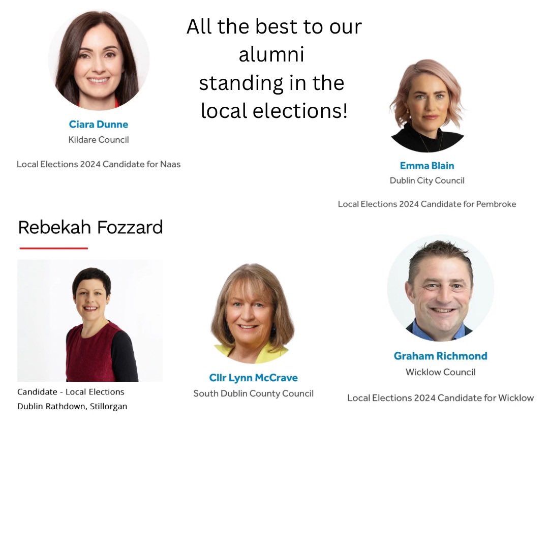 5 alumni standing for election.