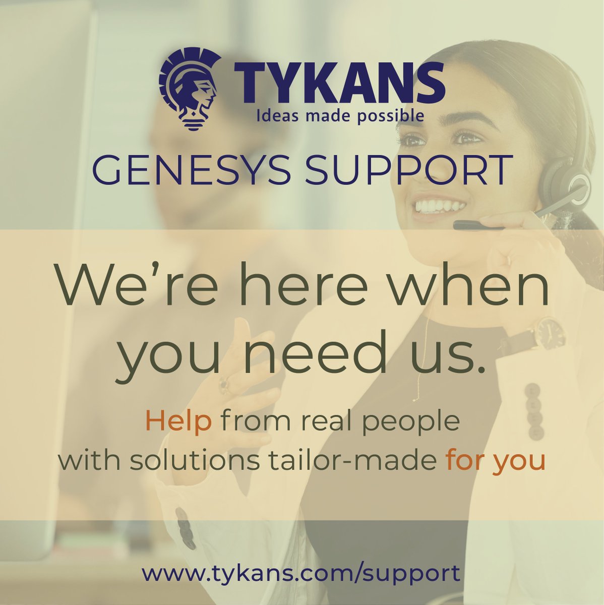 Upgrade your #Genesys contact centre with #TykansSupport. Call us at (587) 392-8888 or visit bit.ly/4aPa6eR for details. #Tykans #Genesys #CX #AI #Chatbot #EX #DX #Experience #ExperienceasaService #ExperienceOrchestration #CustomerExperience