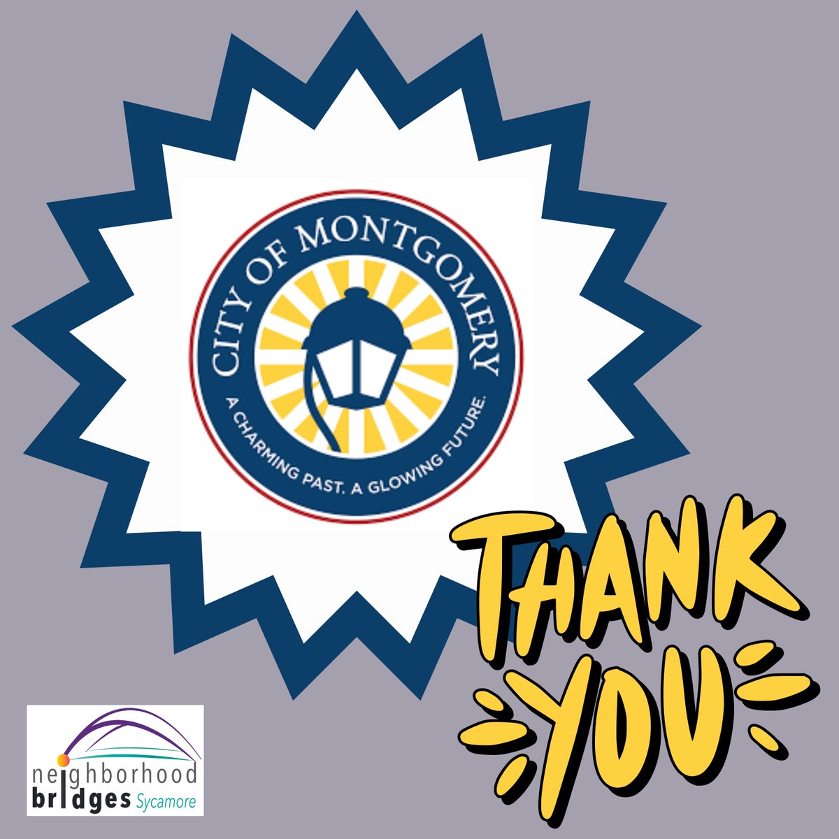 We are so excited to receive the City of Montgomery, Ohio Government Community Grant for 2024! We are working closely with Sycamore Community Schools to expand mental health resources for elementary students for the 2024/2025 school year.