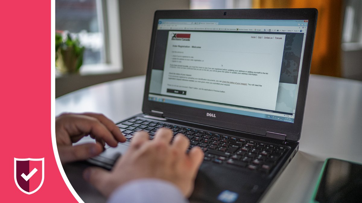 Le saviez-vous? Des mesures de protection électorale sont en place en tout temps – pas uniquement le jour du vote.
Par exemple, toutes les électrices et électeurs doivent fournir une preuve d’identité et d’adresse pour s’inscrire et voter. 
Plus d’info:  elections.ca/content.aspx?s…