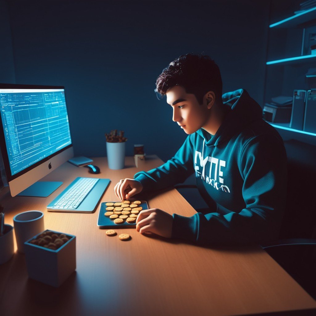 enginessio's tweet image. What&apos;s a coder&apos;s favorite snack? Byte-sized cookies! 🍪💾 #CodingSnacks #TechTreats