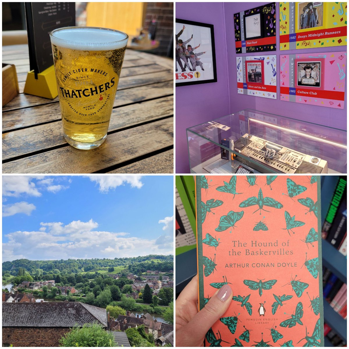 eapillar's tweet photo. A rare day without my little lady, so it was time for my outdoorsy side to come out. Highlights - Bridgnorth and Bewdley walks, book shopping and an 80s exhibition. Lovely weather and lots to wonder about x https://t.co/POUeghiIht