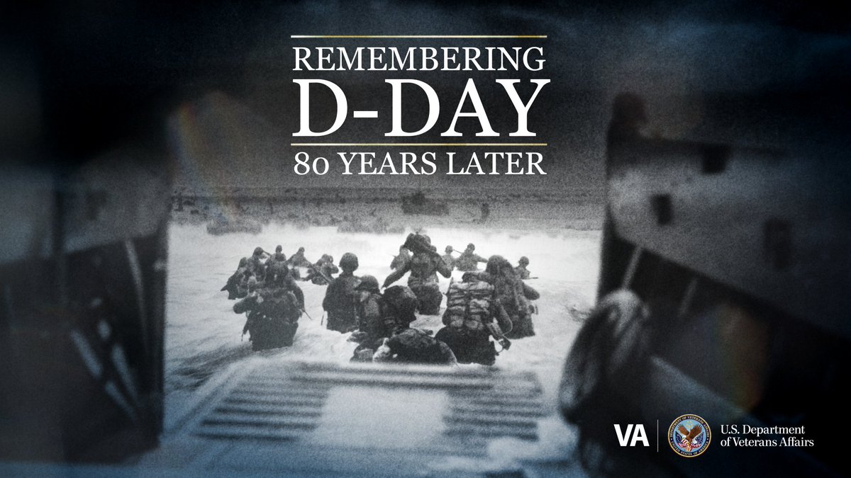 Today we remember the D-Day landings at Normandy. We honor those WWII Veterans who took part in Operation Overlord by storming beaches and parachuting behind enemy lines 80 years ago. We are grateful for their service and sacrifice.