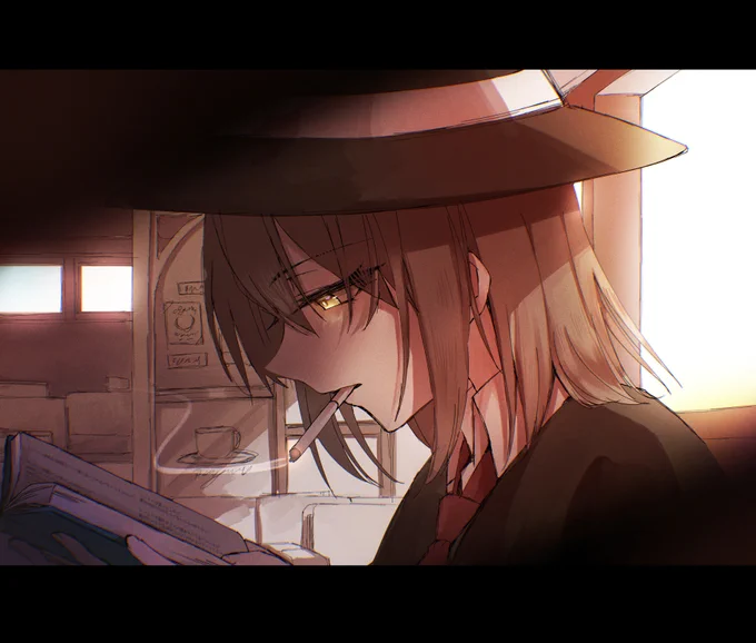 横顔 