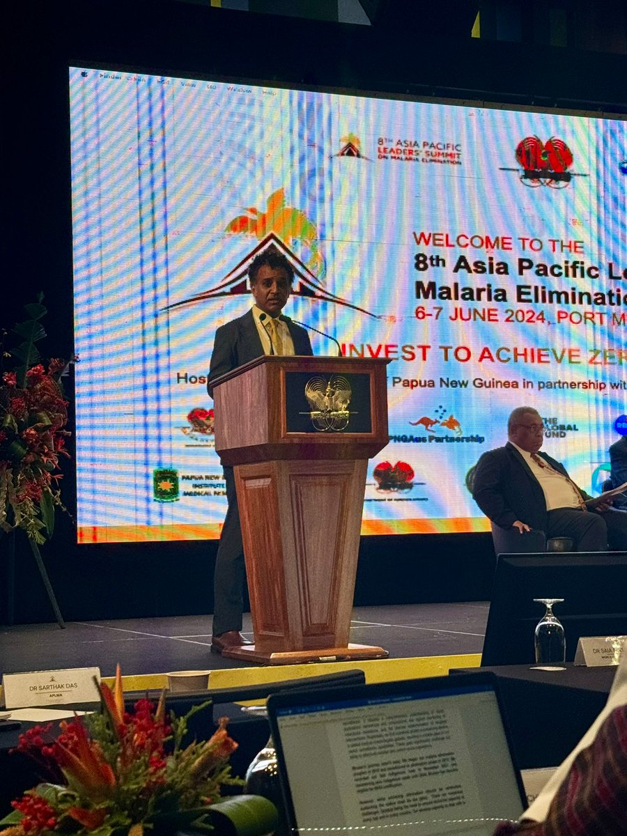 endmalaria's tweet photo. Our CEO, Dr. @DekunleCharles, and RBM Board Member, Dr. Sarthak Das, joined global leaders at the Asia Pacific Leaders Malaria Alliance Summit. Dr. Charles's participation marks the first visit by an RBM Partnership CEO to #AsiaPacific highlighting our renewed commitment. https://t.co/LAxa29cWOp