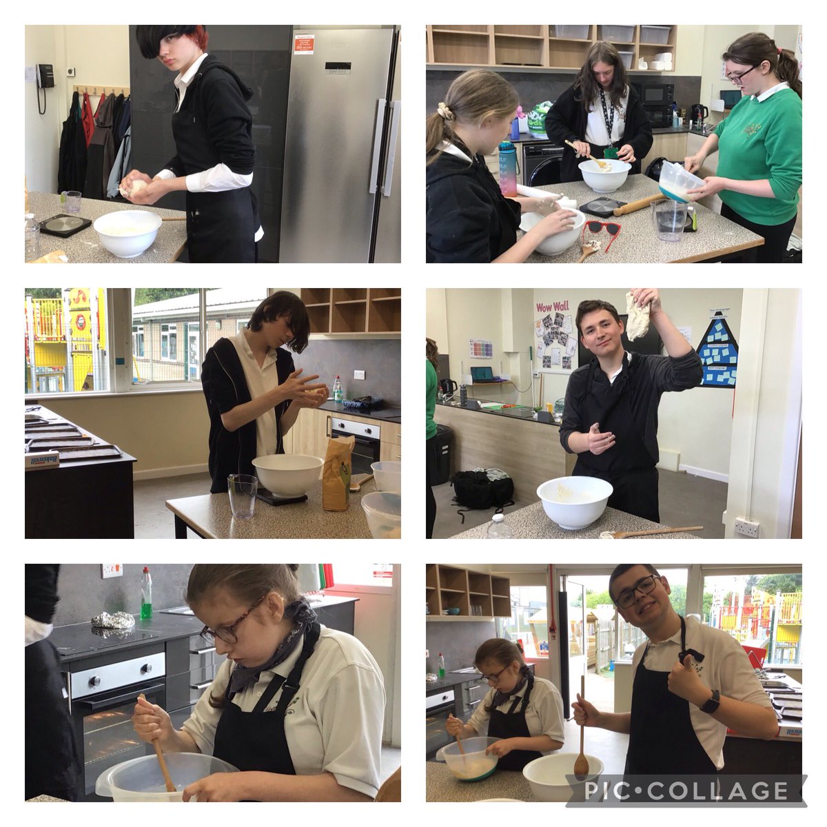 AbbeysU6's tweet photo. We made our own dough for our delicious pizzas 🍕😀 https://t.co/F4tRdAbqv3