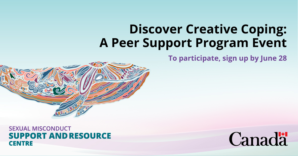 DNDCAF_DCSRC's tweet photo. Join us for "Discover Creative Coping: A Peer Support Program Event" by #SMSRC and @VeteransENG_CA. Explore the @zentangle® Method to cope with trauma. No art skills required. Free event for members of the Defence Community, 18+. Sign up by June 28. https://t.co/xHaptnVviG https://t.co/0gBmBk7wD2
