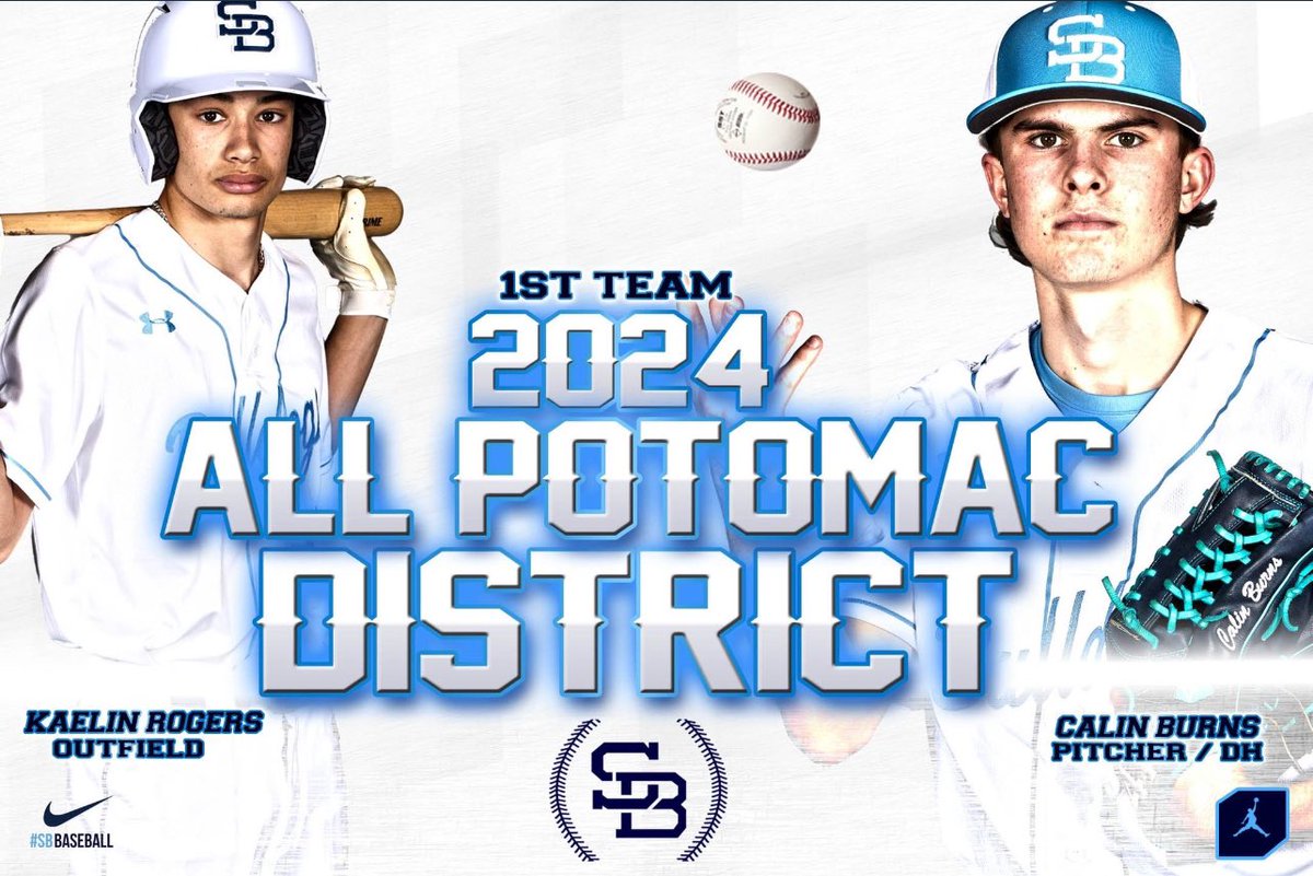 CalinBurns's tweet photo. Blessed to receive 1st team all potomac district P, and DH, as well as District Pitcher of The Year, 1st team all region P, DH, as well as Region Pitcher of The Year. Thank You Coach Hayes. 
@SB_Baseball 
@WowFactorDMV 
@JJenkins_33 https://t.co/7tYT7CYUbg