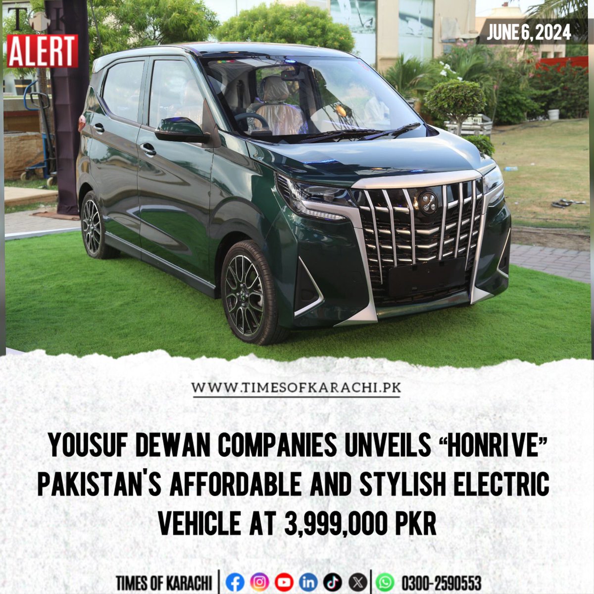 TOKCityOfLights's tweet photo. Introducing the game-changer for Pakistan's roads! The Honri Ve2.0 by Eco-Green Motors Limited, under Yousuf Dewan Companies, is here. Drive 200 km per charge, enjoy futuristic design, and all at an affordable price of 3,999,000 PKR. Let’s #VeTheChange together! 

#Honri #EGML #Dewan #Ve #Launch @honri_pakistan