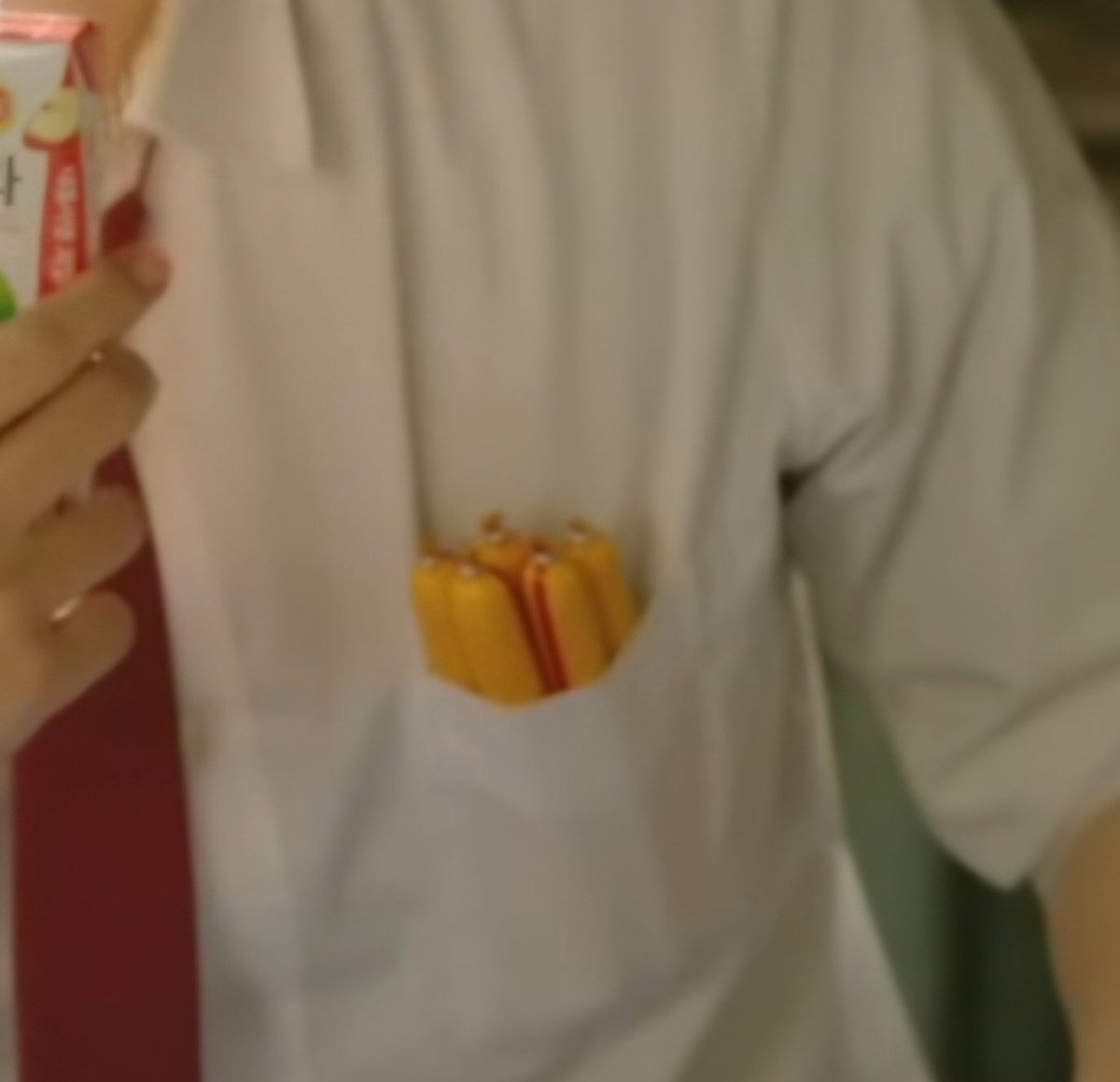 Rchivenj's tweet image. Still can't believe they robbed us from this min sein and 5 sausages in his pocket