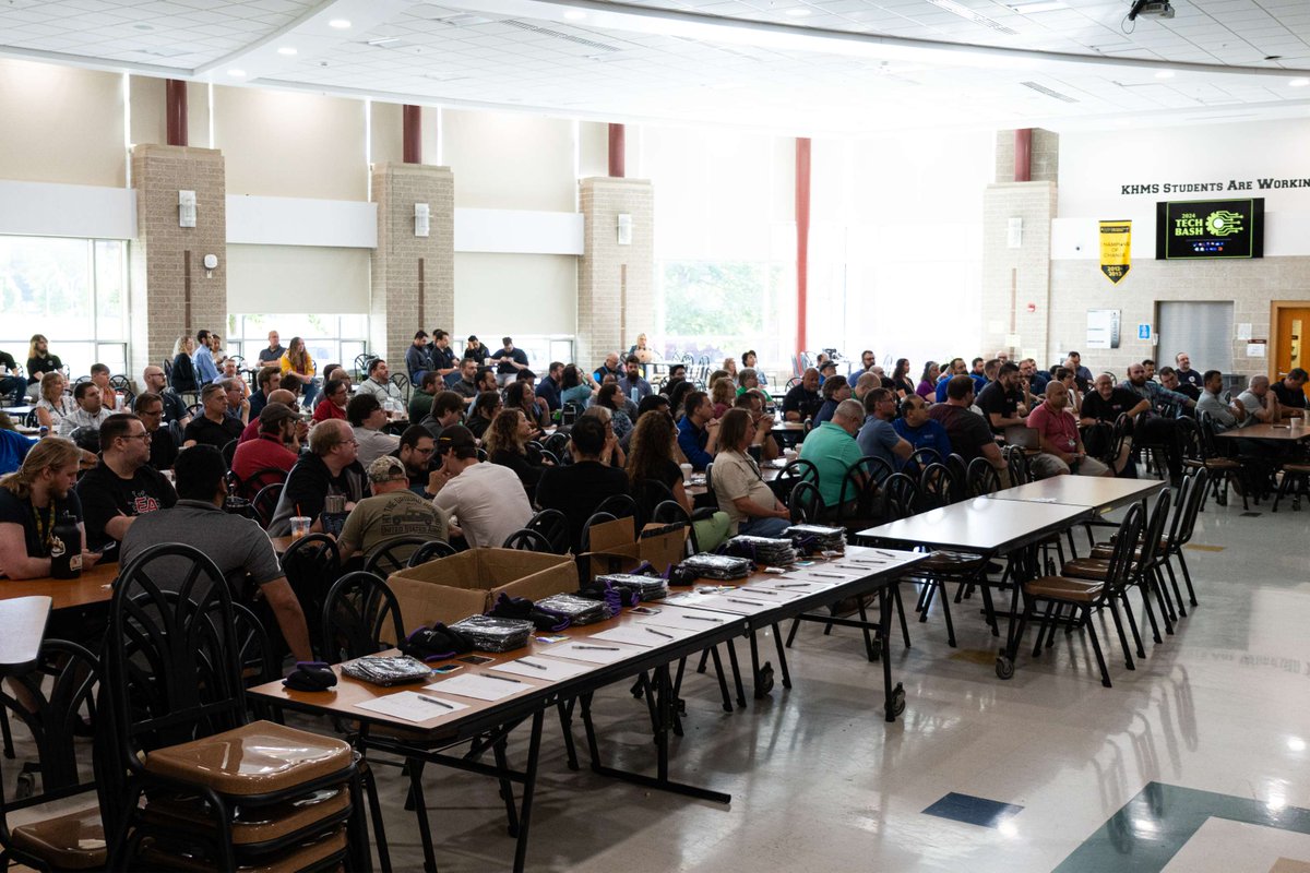 Good morning from the 2024 Tech Bash! 

Technology staff from districts across Kane County and beyond are with us at Kaneland Harter Middle School this morning for a full day of talking cybersecurity, digital citizenship, device management, AI, and more.