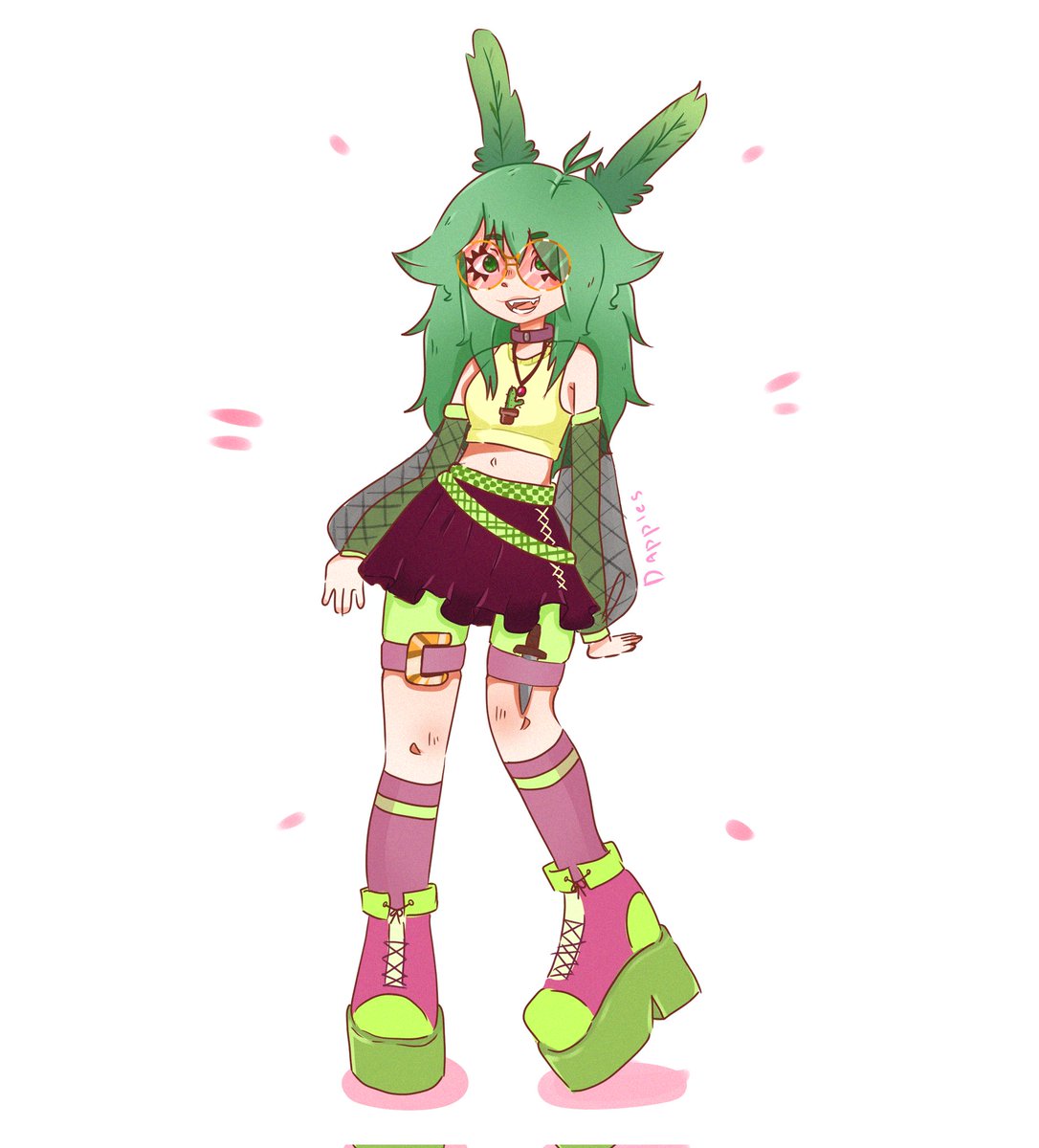 DapplesIsDead's tweet photo. Erm I forgot to mention that this was an art swap:33 
Other artist is mossy_sheep on Instagram :D https://t.co/rf1Tgj0OZj