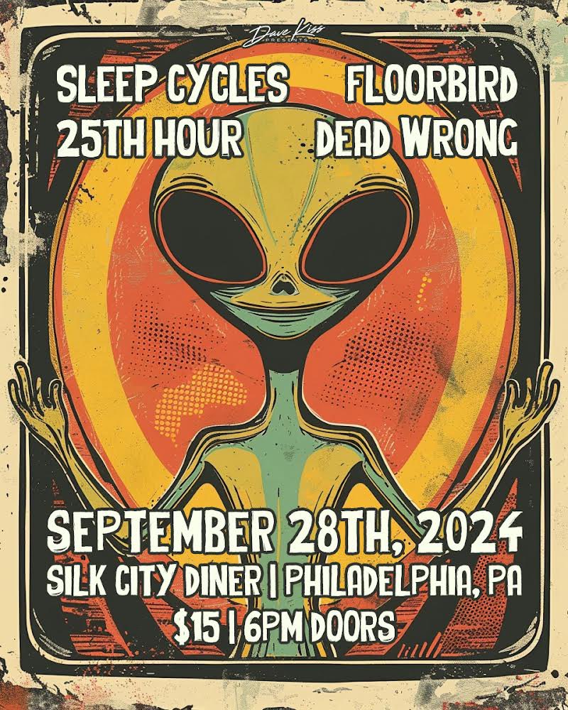 Sleep Cycles (@sleepcyclespa) on Twitter photo Philly! We’re stoked to be returning to Silk City on 9/28 with our friends in <a href="/floorbird/">Florencia.💚</a>, 25th Hour_, <a href="/deadwrongpa/">Dead Wrong</a>. Grab your tickets now. Philly! We’re stoked to be returning to Silk City on 9/28 with our friends in <a href="/floorbird/">Florencia.💚</a>, 25th Hour_, <a href="/deadwrongpa/">Dead Wrong</a>. Grab your tickets now.