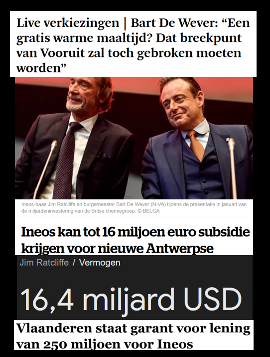 De Wever schenkt liever uw hard verdiend belastinggeld  weg aan een Engelse multimiljardair van het belastingparadijs Monaco, dan aan kansarme Belgische kinderen.
